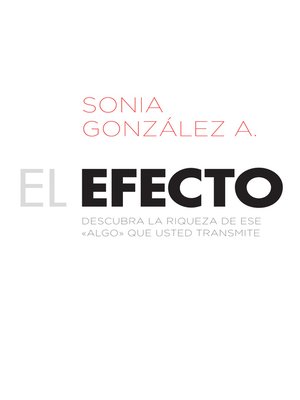 cover image of El efecto